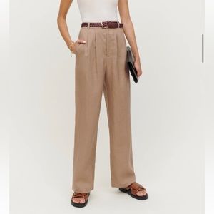 Reformation Vesta Linen Trousers
